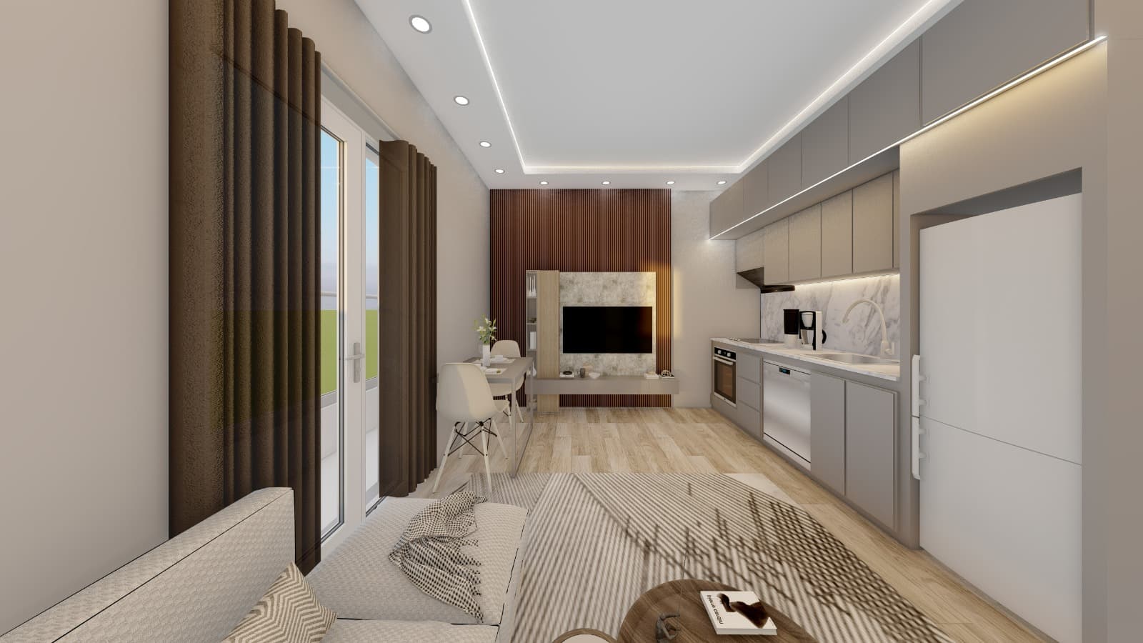 1+1 Mimari renderlar - 1